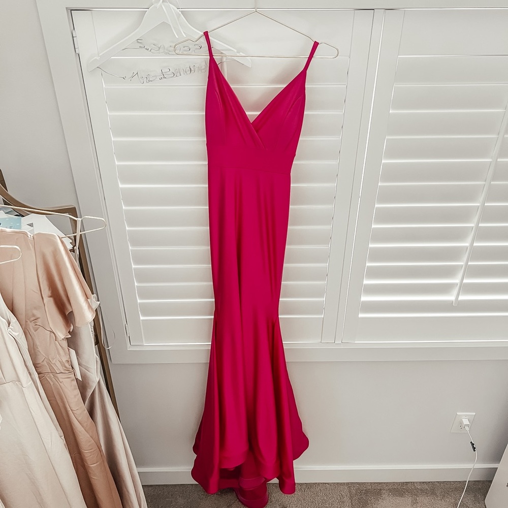 Jessica Angel Dress In Fuschia!